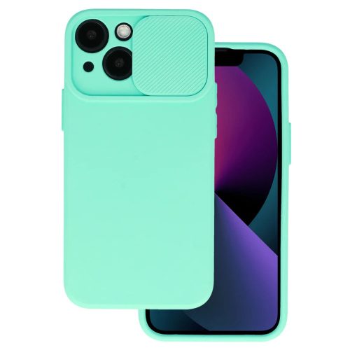 iPhone 13 Mini Camshield Soft menta színű telefontok