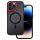 iPhone 11 Tel Protect Magnetic Carbon Case Fekete-piros